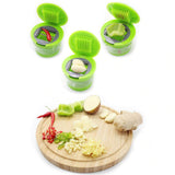 Mini Garlic Chopper Cutter Slicer Dicer - Green Online @ Best Price in Pakistan
