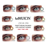 MUICIN - Mr & Mrs Party Wear Colored Eye Contact Lenses