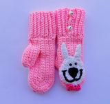 Hand Knitted Wool Winter Warm Mittens Cute Cat Online @ Best Price in Pakistan