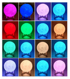 Moon Lamp - 16 Colors - 3D Printed Buy Online @ Best Price in Pakistan