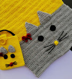 Hand Knitted Sweater With Head Band & Shoulder Pouch Online @ Best Price in Pakistan