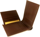 Men Leather Wallets With Card Holder - Brown / Black