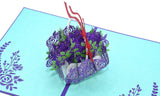 Flower Basket Handmade 3D Pop Up Card Online @ Best Price in Pakistan