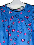 Newborn Baby Girl Frock - Red Striped Hearts Online @ Best Price in Pakistan
