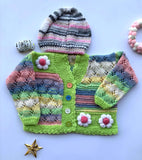 Spring Colors Hand Knitted Sweater & Cap Online @ Best Price in Pakistan