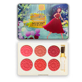 MUICIN - Fashion Design Matte Blusher & Eyeshadow Kit - 6 Colors
