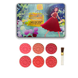 MUICIN - Fashion Design Matte Blusher & Eyeshadow Kit - 6 Colors