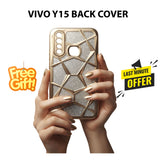 Vivo Y15 Glitter Fancy Mobile Cover for Ladies and Girls