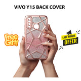 Vivo Y15 Glitter Fancy Mobile Cover for Ladies and Girls