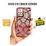 Vivo Y21 Glitter Fancy Mobile Cover for Ladies and Girls