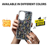 Samsung A26 Glitter Flower Fancy Mobile Cover for Ladies and Girls