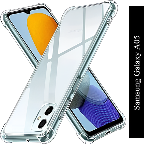 Samsung A05 Transparent Mobile Cover in Pakistan