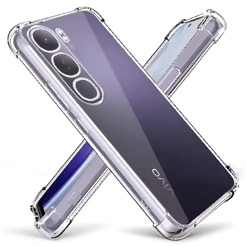 Vivo Y200 4G Transparent Back Cover Clear Anti Dust