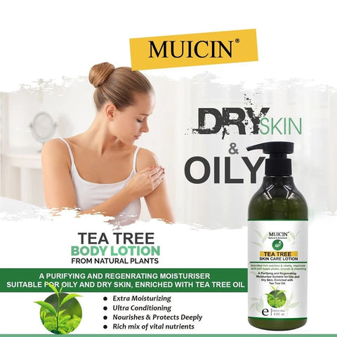 Muicin Tea Tree Skin Care Body Lotion To Moisturize The Oily & Dry Skin - 550ml Online @ Best Price in Pakistan
