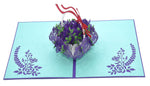 Flower Basket Handmade 3D Pop Up Card Online @ Best Price in Pakistan