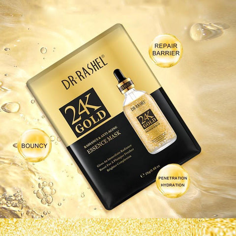 Dr Rashel 24k Gold Radiance & Anti Aging Essence Mask Online @ Best Price in Pakistan