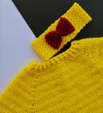 Hand Knitted Sweater With Head Band & Shoulder Pouch Online @ Best Price in Pakistan