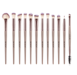 MUICIN - 12 Pieces Complete Vegan Eyebrush Set With Pouch