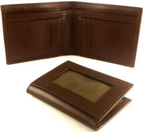 Men Leather Wallets With Card Holder - Brown / Black